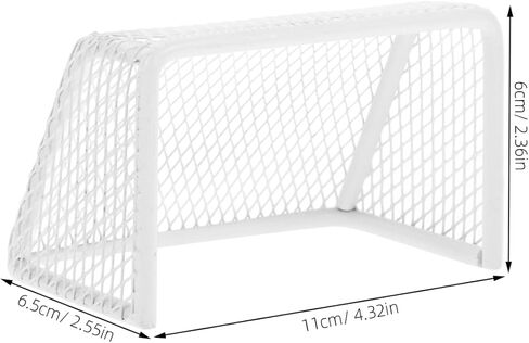 KESYOO Miniature Soccer Goal for Dollhouse Portable Tiny Football Net for Dollhouse Decor Fish Tank Play and Mini Sports Games Enhances Motor Skills and Coordination in Saudi Arabia