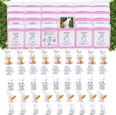 50 Set Positive Giraffe Gifts Bulk Employee Appreciation Gifts Box Breathing Gift Bulk for Coworker Team Desk Pets Thank You Teacher Giraffe Ornaments with Cheer up Card Box in Saudi Arabia
