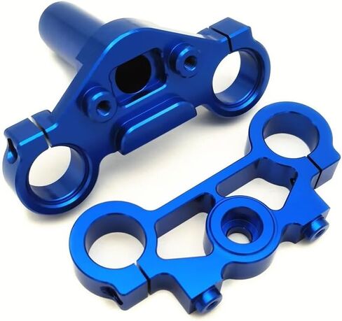 Aluminum Triple Clamp Blue for Losi 1/4 Promoto MX LOS264004 in Saudi Arabia