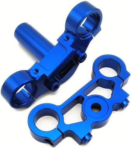 Aluminum Triple Clamp Blue for Losi 1/4 Promoto MX LOS264004 in Saudi Arabia