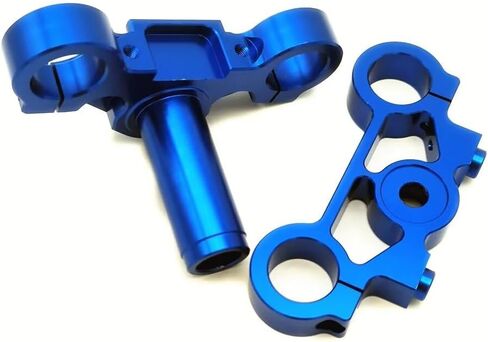 Aluminum Triple Clamp Blue for Losi 1/4 Promoto MX LOS264004 in Saudi Arabia