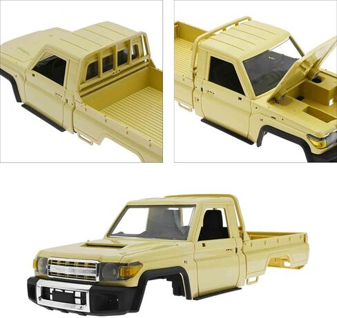 RC Pickup Shell RC Trucks Body Shell RC Spare Parts RC Body Shell for MN82 1:12 RC Crawler DIY Modification Accessory, Yellow in Saudi Arabia