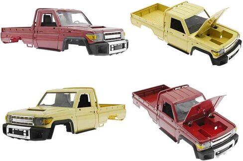 RC Pickup Shell RC Trucks Body Shell RC Spare Parts RC Body Shell for MN82 1:12 RC Crawler DIY Modification Accessory, Yellow in Saudi Arabia