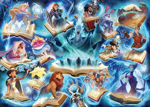 Ravensburger Disney Lorcana - Glimmers of The Realm: Sapphire 1000 Piece Jigsaw Puzzle | Premium Quality Made in Europe | FSC Certified Materials in Saudi Arabia