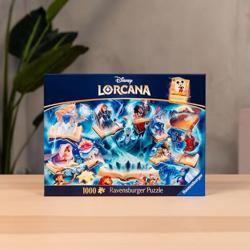 Ravensburger Disney Lorcana - Glimmers of The Realm: Sapphire 1000 Piece Jigsaw Puzzle | Premium Quality Made in Europe | FSC Certified Materials in Saudi Arabia
