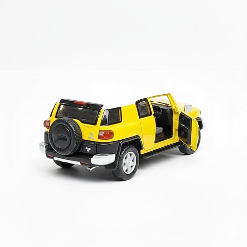 Kinsmart Canary Yellow Toyota FJ Cruiser SUV 136 Scale Diecast Car, SMALL in Saudi Arabia