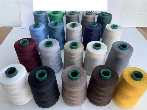 TEX40 Black 32002 (Sold by 3 Spools) Perma Core Poly-wrap Poly Sewing Thread 6,000 Yds Free with Three Piece Galaxy Supply 5" Seam Ripper. in Saudi Arabia