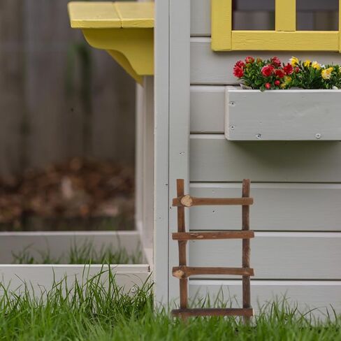 VOSAREA 2Pcs Small Decorative Micro Landscape Ladders Miniature Dollhouse Accessories for Fairy Garden Crafts 7.87 Inch Rattan Ladder Props in Saudi Arabia