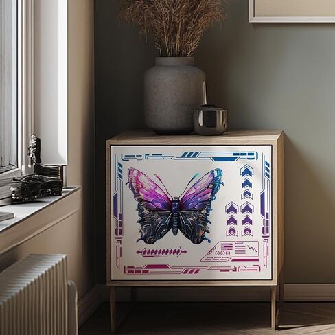 MAYJOYDIY Charging Grid Stencil Electronic Symbols Art Craft Stencils 11.7×8.3inch Reusable Mechanical Cyber Template Set for Painting on Wood Furniture Canvas Wall Paper Decor in Saudi Arabia