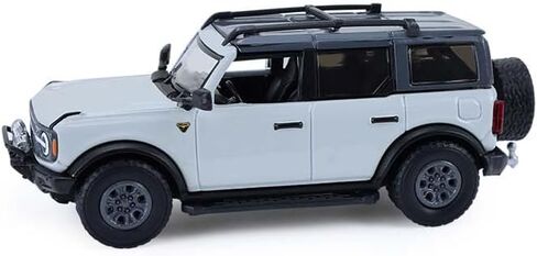 Greenlight 1/64 2021 Ford Bronco ذات 4 أبواب Badlands مع مقطورة فائدة ودراجة نارية، سلسلة وصلة سحب وسحب 33 32330-D in Kuwait