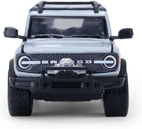 Greenlight 1/64 2021 Ford Bronco ذات 4 أبواب Badlands مع مقطورة فائدة ودراجة نارية، سلسلة وصلة سحب وسحب 33 32330-D in Kuwait