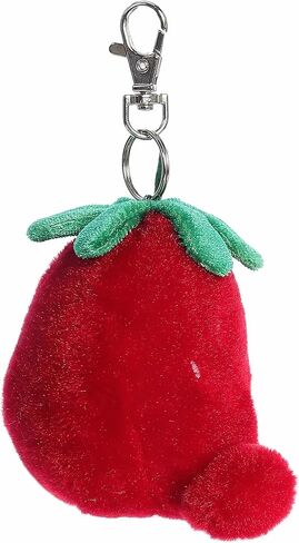 Aurora® Adorable Palm Pals™ Juicy Strawberry™ Clip-On- Fun Collectible Plush For Kids and Adult Collectors - Perfect For Backpacks and Birthday Gifts - Red 4 Inches in Saudi Arabia