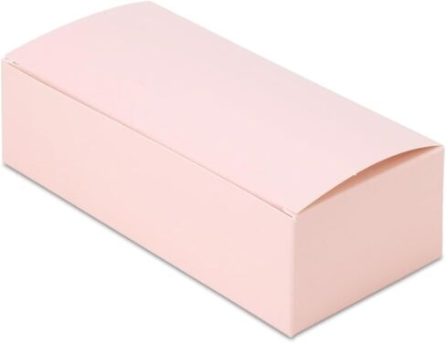 Pink Paper Candy Boxes with the Boss 10pk 7x3.375x2" 1lb. Bakery Gift Box with Lid Lasso Recipe Treats Cookies Packaging Light in Saudi Arabia