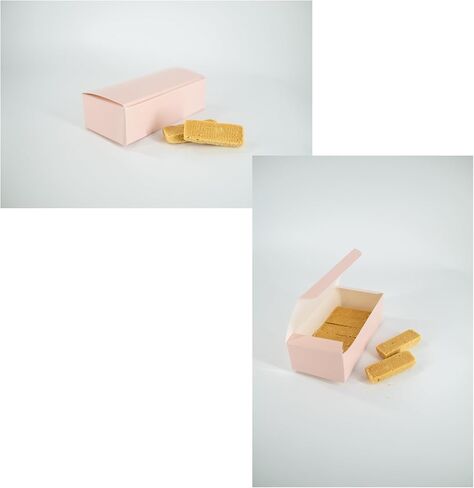 Pink Paper Candy Boxes with the Boss 10pk 7x3.375x2" 1lb. Bakery Gift Box with Lid Lasso Recipe Treats Cookies Packaging Light in Saudi Arabia