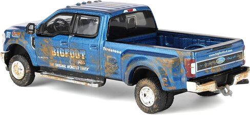 Greenlight 1/64 2019 Ford F-350 نسخة موحلة مزدوجة، بيج فوت #1 شاحنة الوحش الأصلية 51457-B in Saudi Arabia