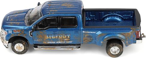 Greenlight 1/64 2019 Ford F-350 نسخة موحلة مزدوجة، بيج فوت #1 شاحنة الوحش الأصلية 51457-B in Saudi Arabia