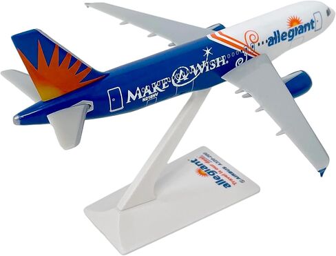 Flight Miniatures Allegiant Air Make-A-Wish A320-200 1:200 Scale - Plastic Snap Fit Model Airplane in Saudi Arabia