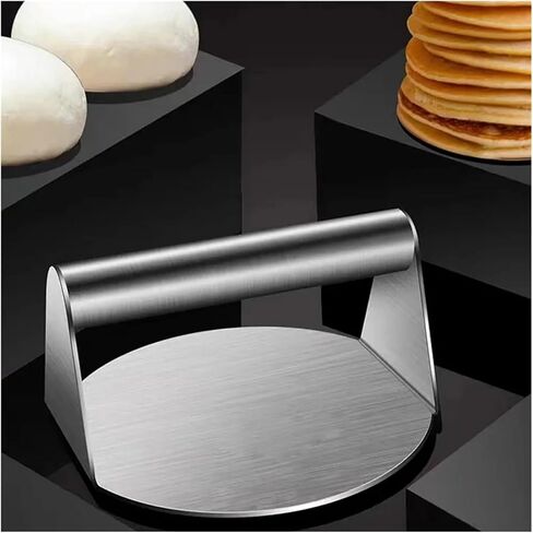 Circular Patty Maker and Bread Press Tool for Homemade Meals, Manual Burger and Sandwich Press Kitchen Gadget in Saudi Arabia