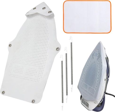 Iron Cover, Universal Heat-Resistant Silicone Soleplate Protector for Electric Irons - Prevents Burns, Scorch Marks & Sticking on Delicate Fabrics Like Silk (1 Set EY-006) in Saudi Arabia
