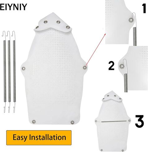 Iron Cover, Universal Heat-Resistant Silicone Soleplate Protector for Electric Irons - Prevents Burns, Scorch Marks & Sticking on Delicate Fabrics Like Silk (1 Set EY-006) in Saudi Arabia