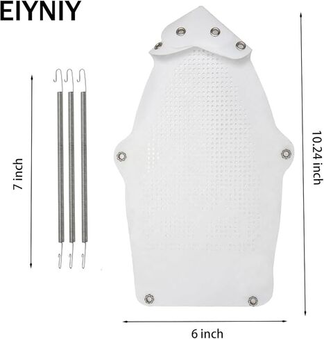 Iron Cover, Universal Heat-Resistant Silicone Soleplate Protector for Electric Irons - Prevents Burns, Scorch Marks & Sticking on Delicate Fabrics Like Silk (1 Set EY-006) in Saudi Arabia