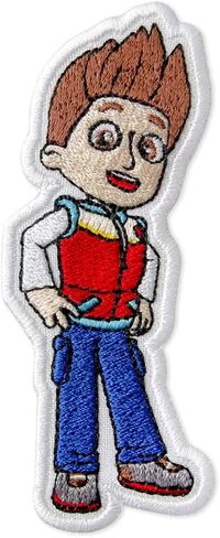 Funny Rescue Boy Ryder, Embroidered Patch Iron On, (1.6" x 3.9") in Saudi Arabia