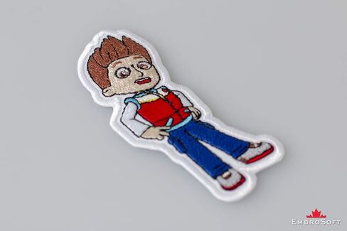 Funny Rescue Boy Ryder, Embroidered Patch Iron On, (1.6" x 3.9") in Saudi Arabia
