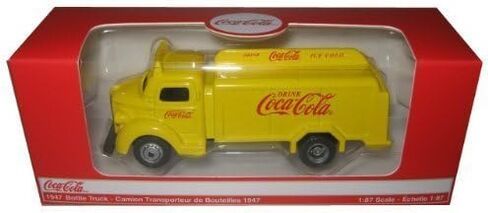 1947 Coca Cola Delivery Bottle Truck Yellow 1/87 Diecast Model by Motorcity Classics 439954 by Motorcity Classics in Saudi Arabia