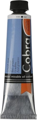 Cobra Water-Mixable Oil Color 40 ml Tube - Greyish Blue in Saudi Arabia