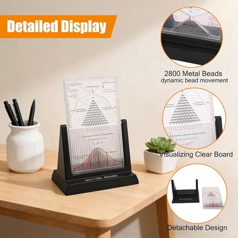Galton Board, Probability Demonstrator Effective Statistical Law Experiment Model Dalton Board Physics Lab Teaching Tool with 2800 Metal Beads in Saudi Arabia