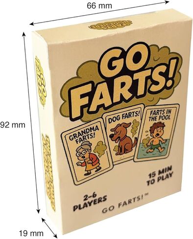 – Hilarious Family Card Game for Kids & Adults, 13 Silly Fart Cartoons, Perfect Party, Ages 4+, 2+ Players in Saudi Arabia