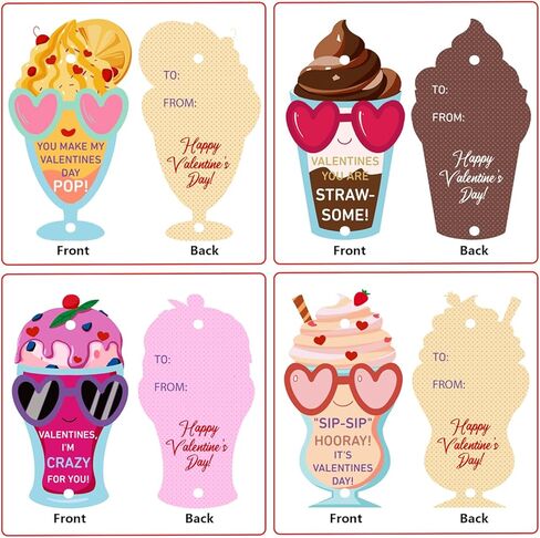32 Pack Valentines Day Cards Gifts for Kids Crazy Straw Valentines Gifts for Girls Boys Classroom Gift Exchange, School Prizes, Party Favors in Saudi Arabia