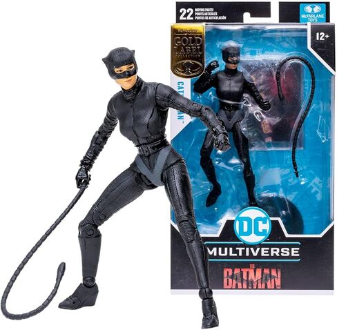 McFarlane Toys Catwoman Mask Halfway (The Batman) Gold Label 7"" Figure, Black in Saudi Arabia