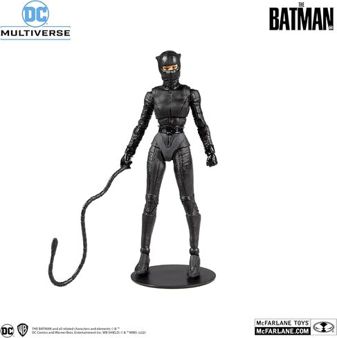McFarlane Toys Catwoman Mask Halfway (The Batman) Gold Label 7"" Figure, Black in Saudi Arabia