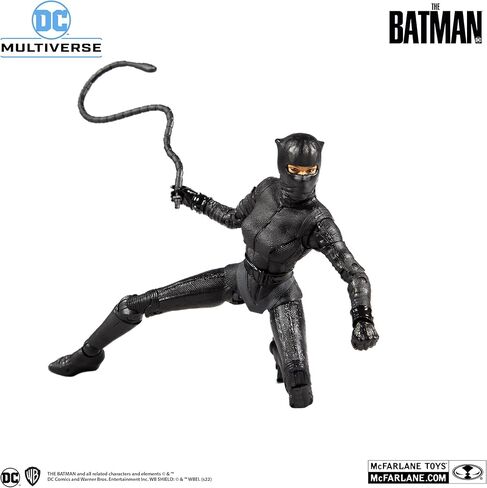 McFarlane Toys Catwoman Mask Halfway (The Batman) Gold Label 7"" Figure, Black in Saudi Arabia