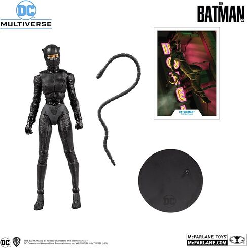 McFarlane Toys Catwoman Mask Halfway (The Batman) Gold Label 7"" Figure, Black in Saudi Arabia