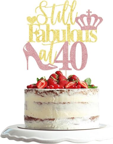 لا تزال رائعة في 50 كعكة توبر، عيد ميلاد سعيد 50 كعكة توبر، تاج الملكة عالية الكعب كعكة توبر، الدخول إلى 50 زينة كعكة عيد ميلاد in Saudi Arabia
