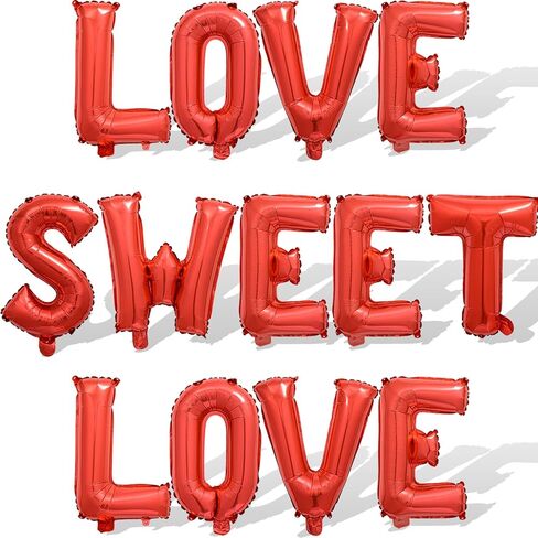 بالونات حروف حمراء LOVE MY GALS لتزيين عيد الحب مقاس 16 بوصة، بالون من رقائق الفويل لتزيين الحفلات، بالونات حروف حمراء LOVE MY GALS، مستلزمات الحفلات in Kuwait