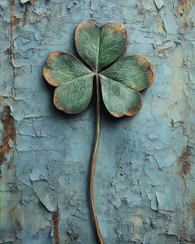 OKSGYTA Shamrock Paint by Numbers Kit for Adults, Paint by Number on Canvas, Abstract Art Digital Oil Painting Kits Suitable for Home Wall Decoration Gift 16"x 20" in Saudi Arabia