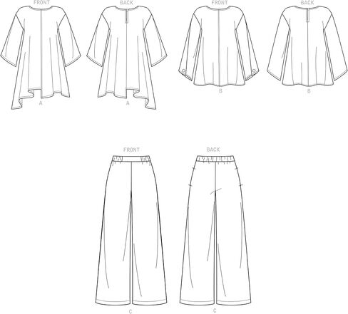 Simplicity Sewing Pattern S9149 Misses' Tops & Pants, Y5 (18-20-22-24-26) in Saudi Arabia