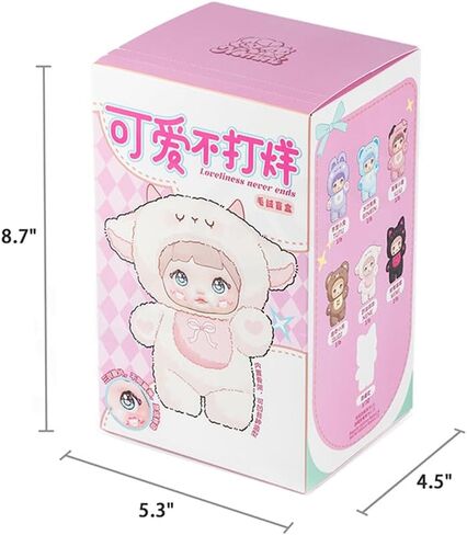 Nommi v1 Nommi Loveliness Never Ends Series Plush Blind Box 1PC (1 of 7 Possible Styles) Cute Figures Collectible Toys Birthday Gifts (1Pc BlindBox) in Saudi Arabia