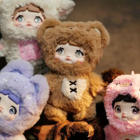 Nommi v1 Nommi Loveliness Never Ends Series Plush Blind Box 1PC (1 of 7 Possible Styles) Cute Figures Collectible Toys Birthday Gifts (1Pc BlindBox) in Saudi Arabia