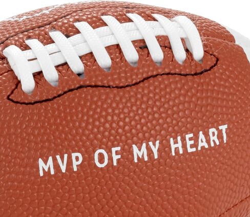 كرة قدم صغيرة من القطيفة من Hallmark، مقاس 16.5 سم (MVP of My Heart) هدية لصديقك، زوجك، شريكك، عيد الميلاد، عيد الحب، الذكرى السنوية in Saudi Arabia