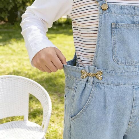 9PCS Heart-Shaped Waist Tightener Buttons, 3 Colors No-Sew Jean Waist Buckles, Love Heart Pearl Pants Button Pins, Detachable Decorative Buttons for Loose Jeans, Skirts & Pants Waistband Tightener in Saudi Arabia