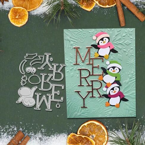 Merry Christmas Penguin Tree Snowflake Metal Die Cuts,Spring Sunflower Frame Leaf Cutting Dies Cut Stencils for DIY Scrapbooking Album Decorative Embossing Paper Dies for Card Making in Saudi Arabia