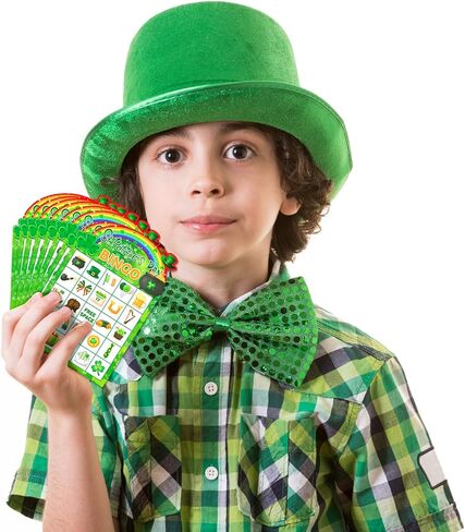 St Patrick's Day Bingo Cards 24 Players St. Patrick's Day Bingo Game for Kids Adults Festive Irish Themed Party Games Supplies Favors for Family School Classroom Game Activities in Saudi Arabia