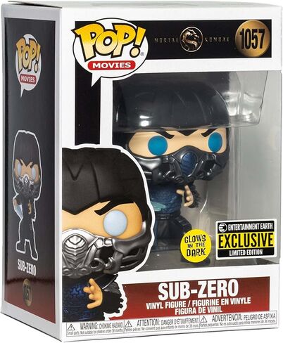 شخصية Funko Pop Mortal Kombat Movie Sub-Zero Glow in The Dark الحصرية in Kuwait