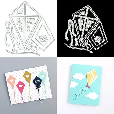 Paper Kite DIY Metal Die Cuts,Cutting Dies for Card Making Clearance,Embossing Dies for Scrapbooking, DIY Album Paper Cards Art Craft Decoration in Saudi Arabia