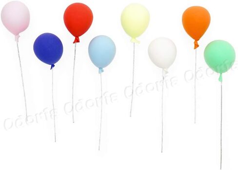 Odoria 1/12 Miniature Balloons 8Pcs Dollhouse Decoration Accessories in Saudi Arabia