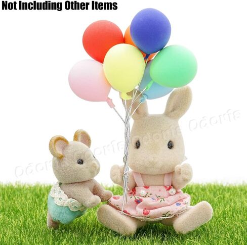 Odoria 1/12 Miniature Balloons 8Pcs Dollhouse Decoration Accessories in Saudi Arabia